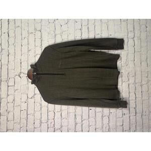 Columbia Men's Small Olive Green Quarter Zip Sweatshirt